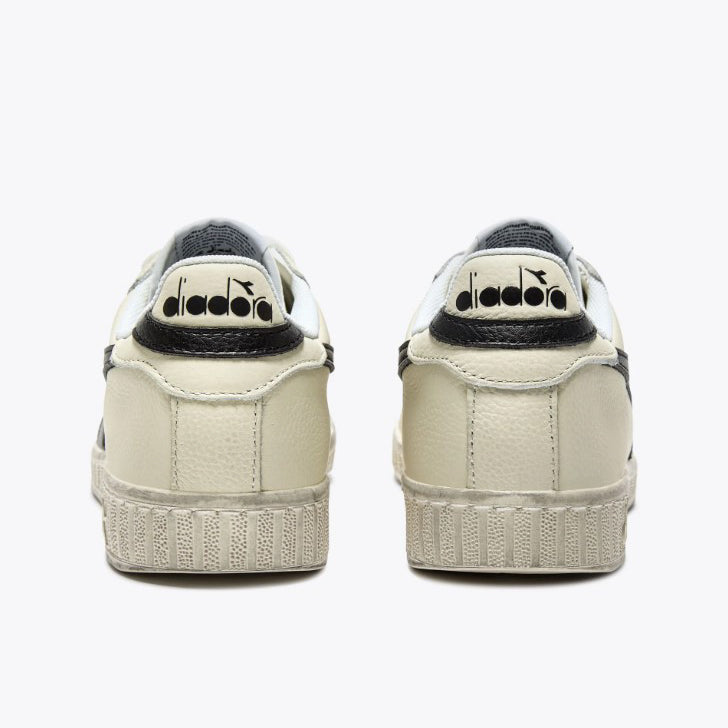 Diadora | Game L low waxed bianche e nere