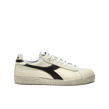 Diadora | Game L low waxed bianche e nere