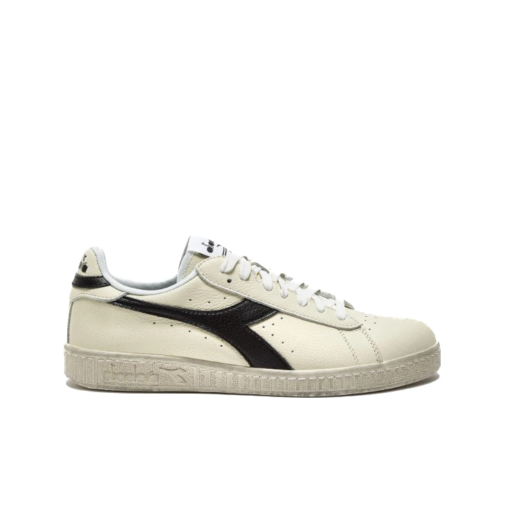 Diadora | Game L low waxed bianche e nere
