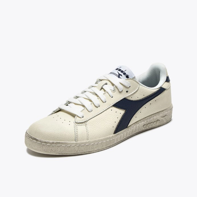 Diadora | Game L low waxed bianche e blu