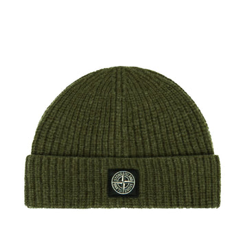Stone Island | N100012 Cappello Lana Light Rws Geelong Verde Militare