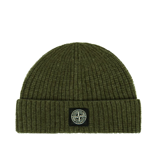 Stone Island | N100012 Cappello Lana Light Rws Geelong Verde Militare