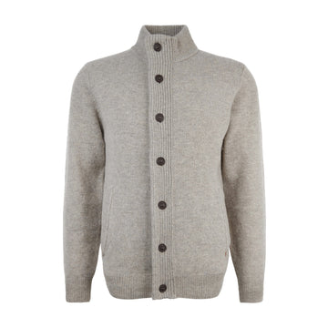 Barbour | Cardigan con bottoni e zip Patch MKN0731 ST16 Tortora