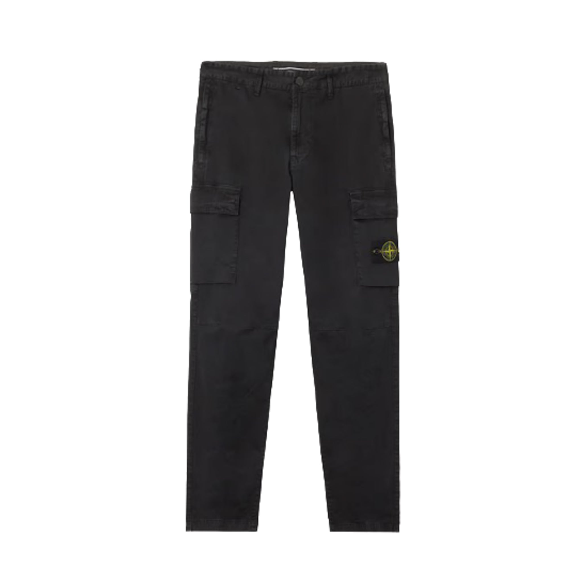 Stone Island | Pantalone Cargo vestibilità regular con tasche con zip nero 3100304