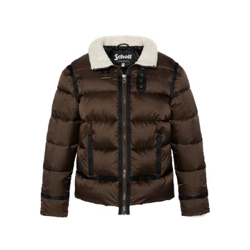 Schott | Giacca Piumino IDAK Puffy Marrrone