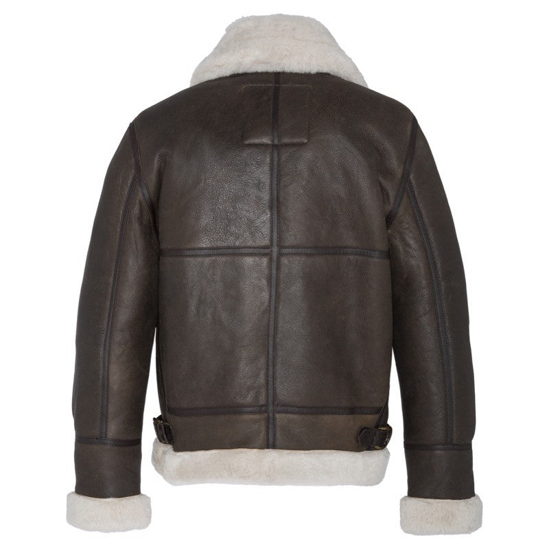 Schott | Giacca Montone LC1259 Marrone Effetto Vintage