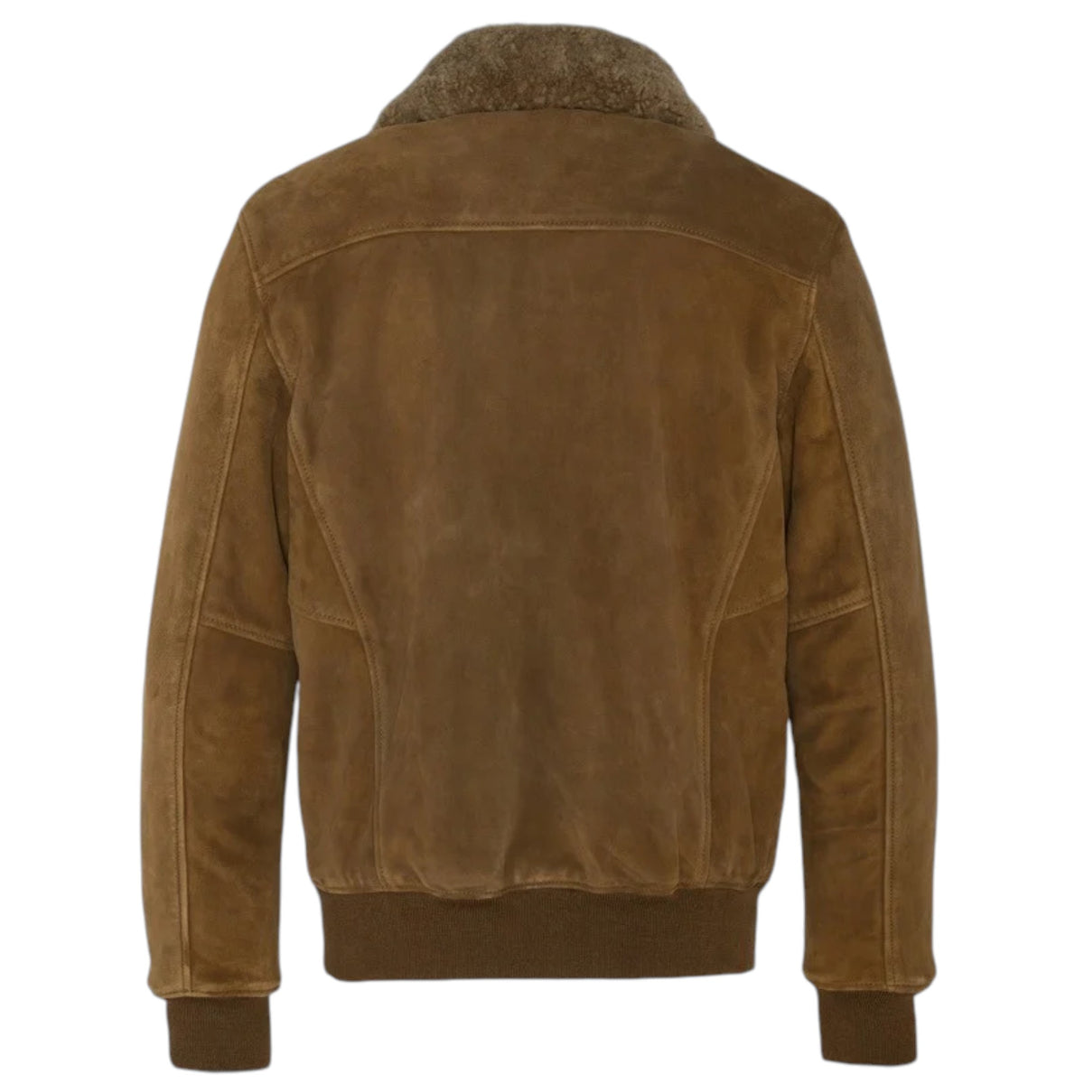 Schott | Bomber LC2410S in Pella Scamosciata - Marrone