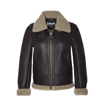 Schott | Giacca Montone LCW1257 Cordovan Marrone