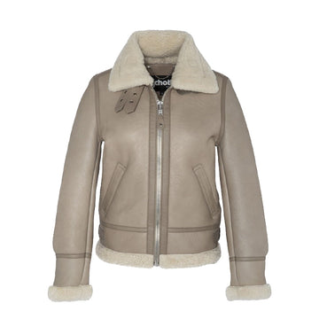 Schott | Giacca Montone LCW1257 Light Beige