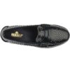 Sebago | 731278W Dan lug studs woman pelle nera con borchie