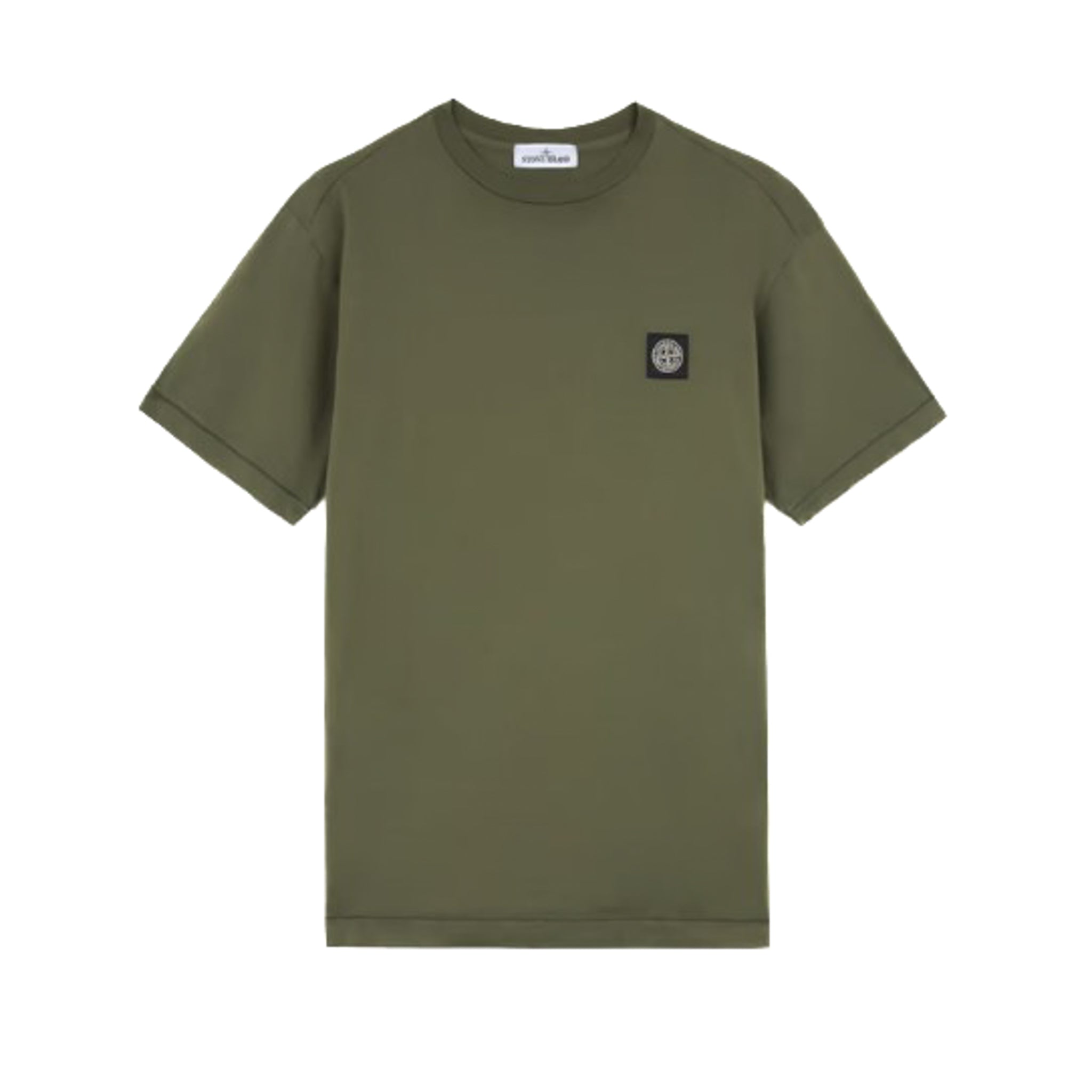 Stone Island | T-shirt a maniche corte con vestibilità slim muschio 24113