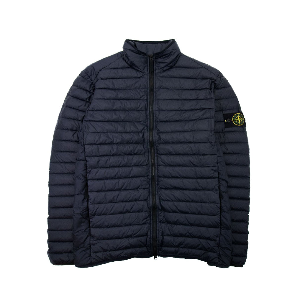 Stone Island | 41524 Piumino antigoccia e tasche con zip blu