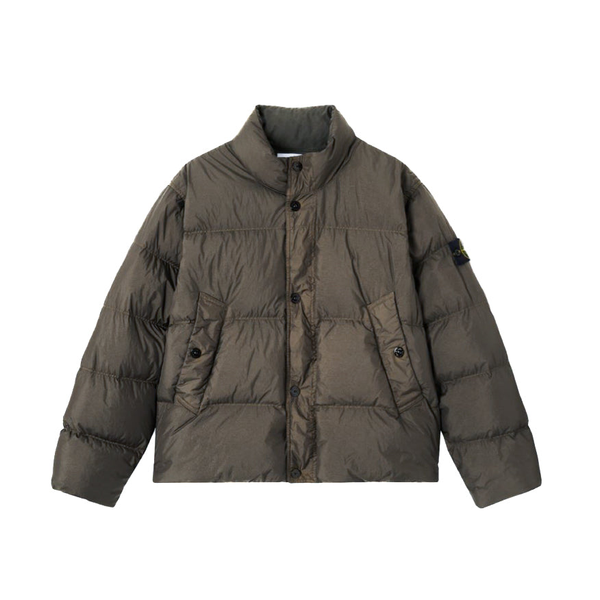 Stone Island | 4100010 Piumino Garment Dyed Crinkle Reps Ny Grigio