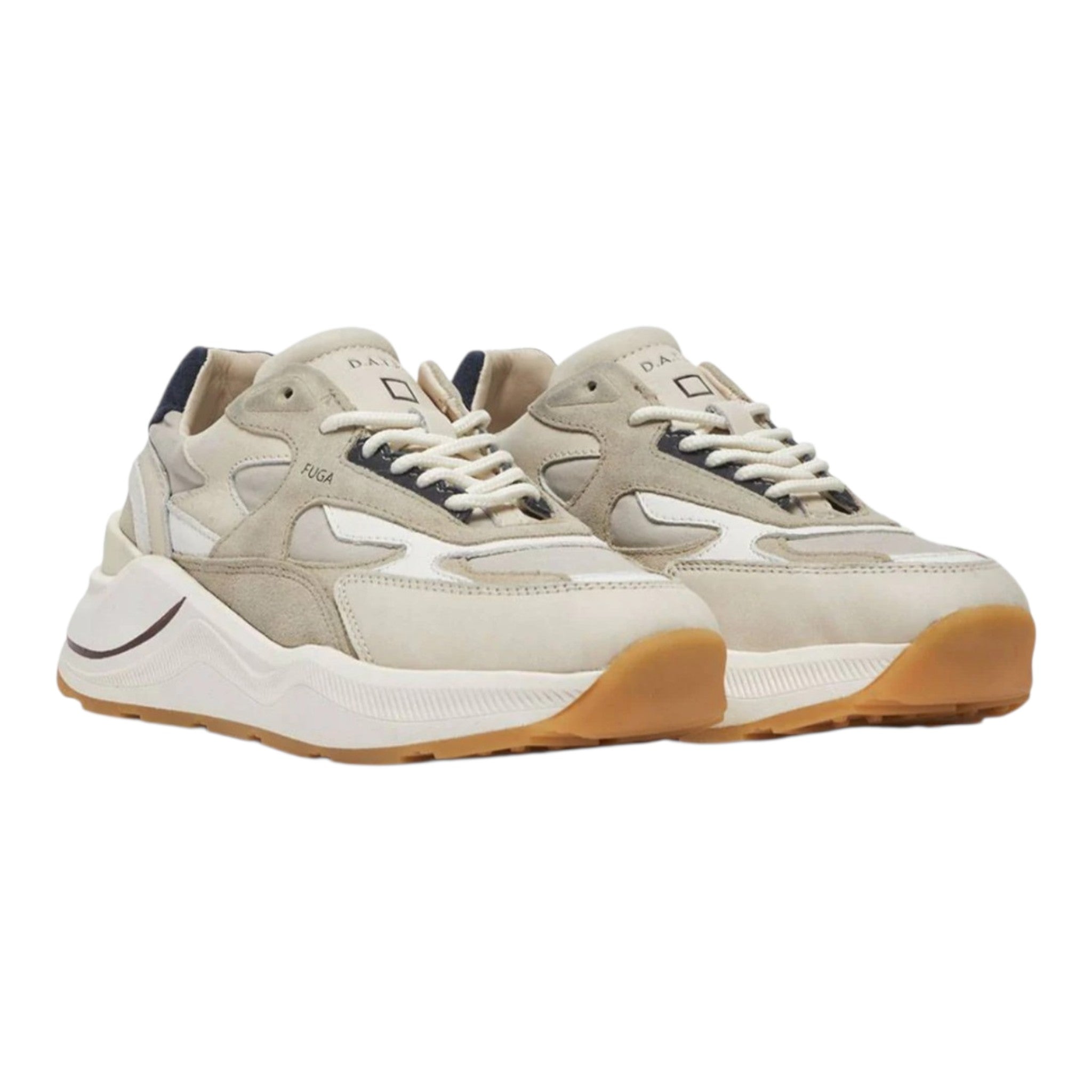 D.A.T.E. Fuga Wax  | Sneaker in Suede e Pelle