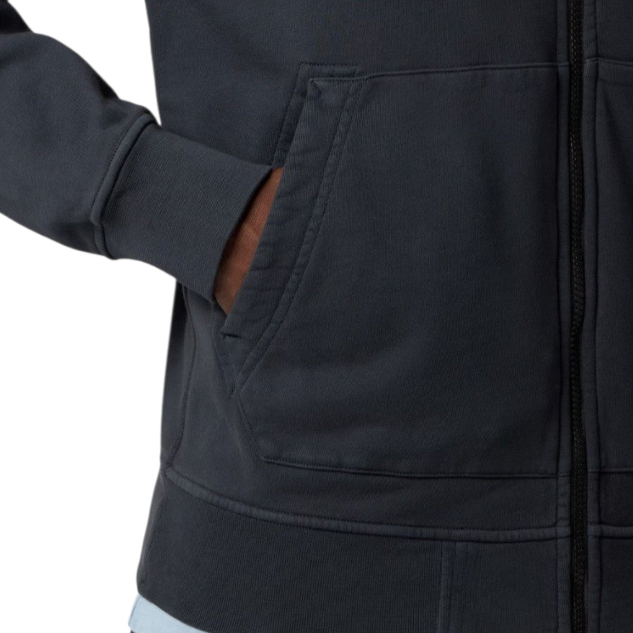 Stone Island | Felpa full Zip Garzata