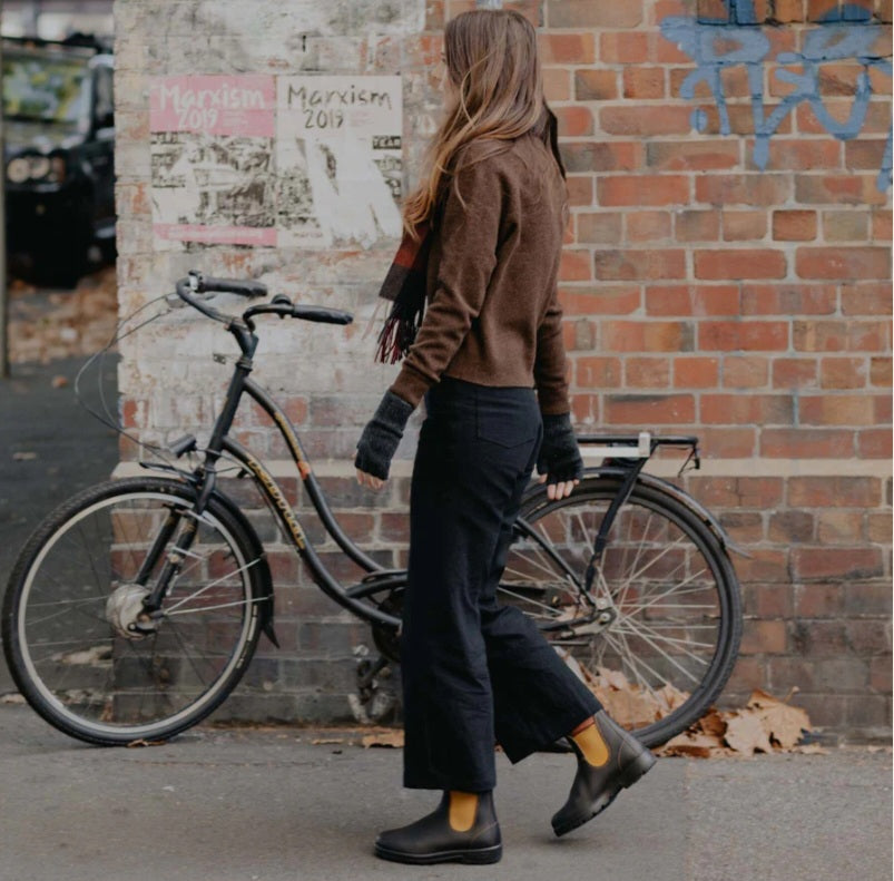 Blundstone B1919 | Stivale in Pelle con Elastico in Contrasto