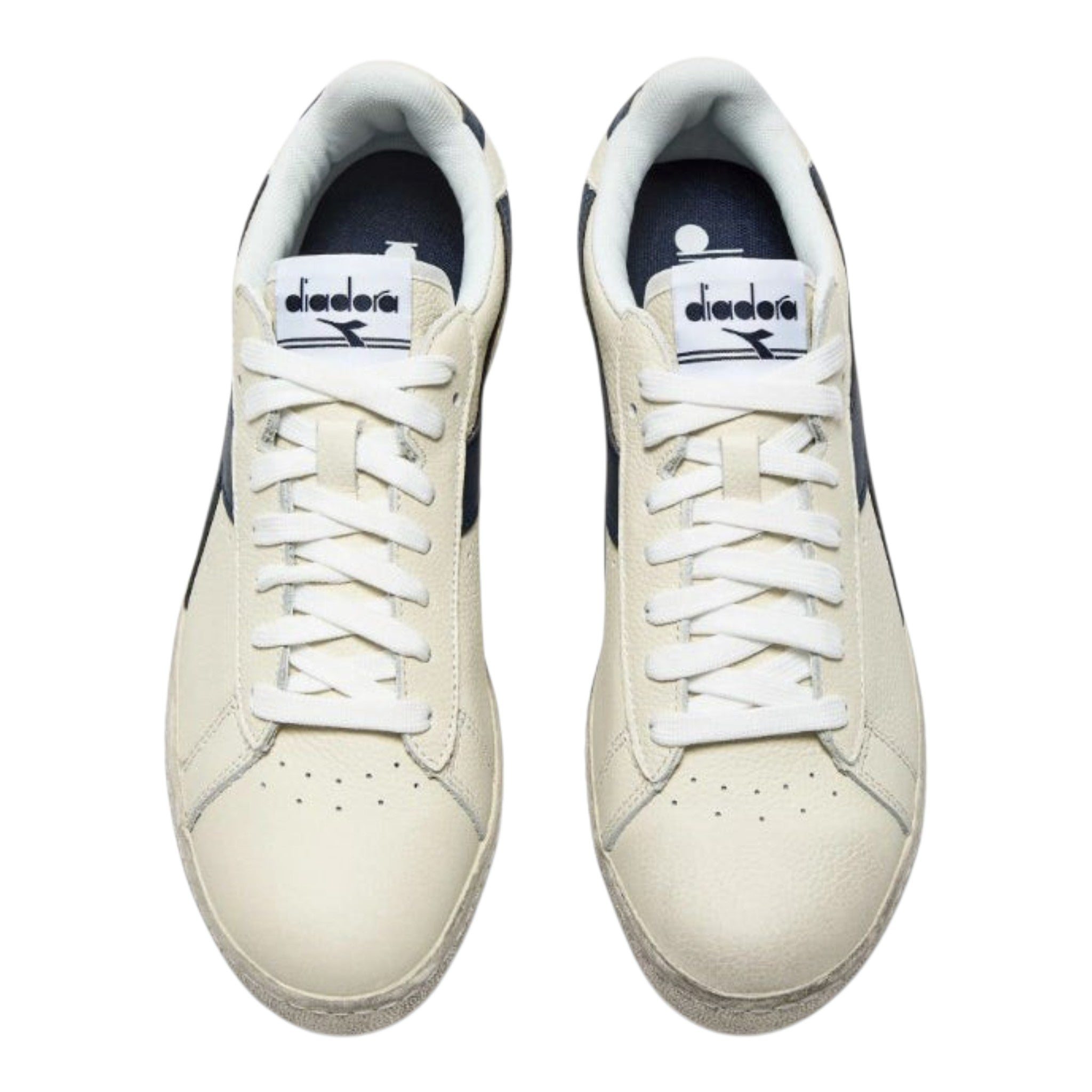 Diadora | Sneaker in Pelle - Banda laterale Blu navy