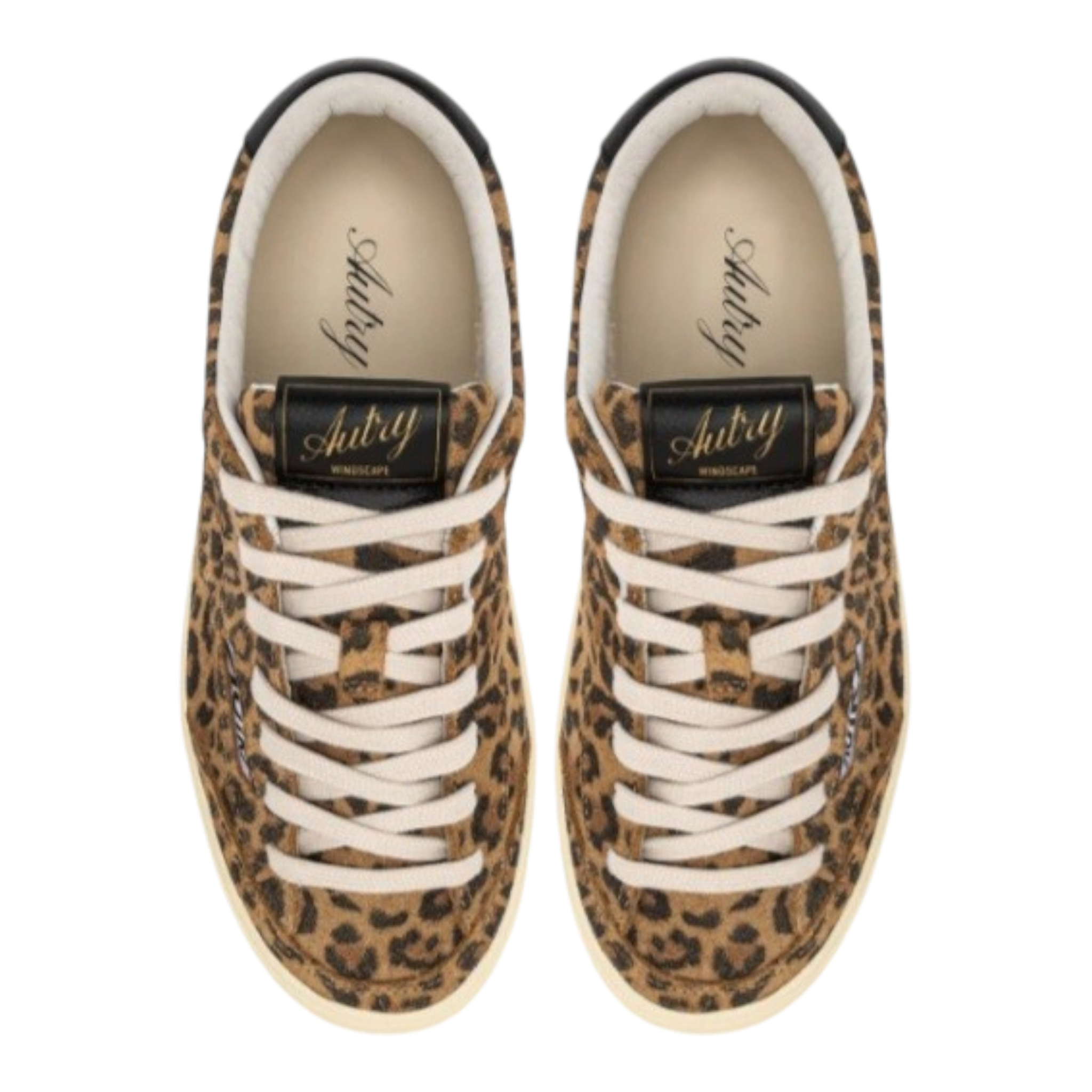 Autry Windscape | Sneakers in Suede Leopardato