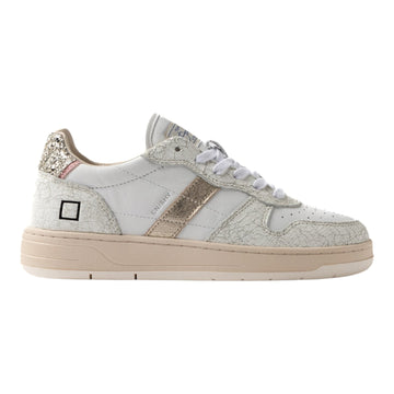 D.A.T.E. Court | Sneaker in Pelle e Glitter