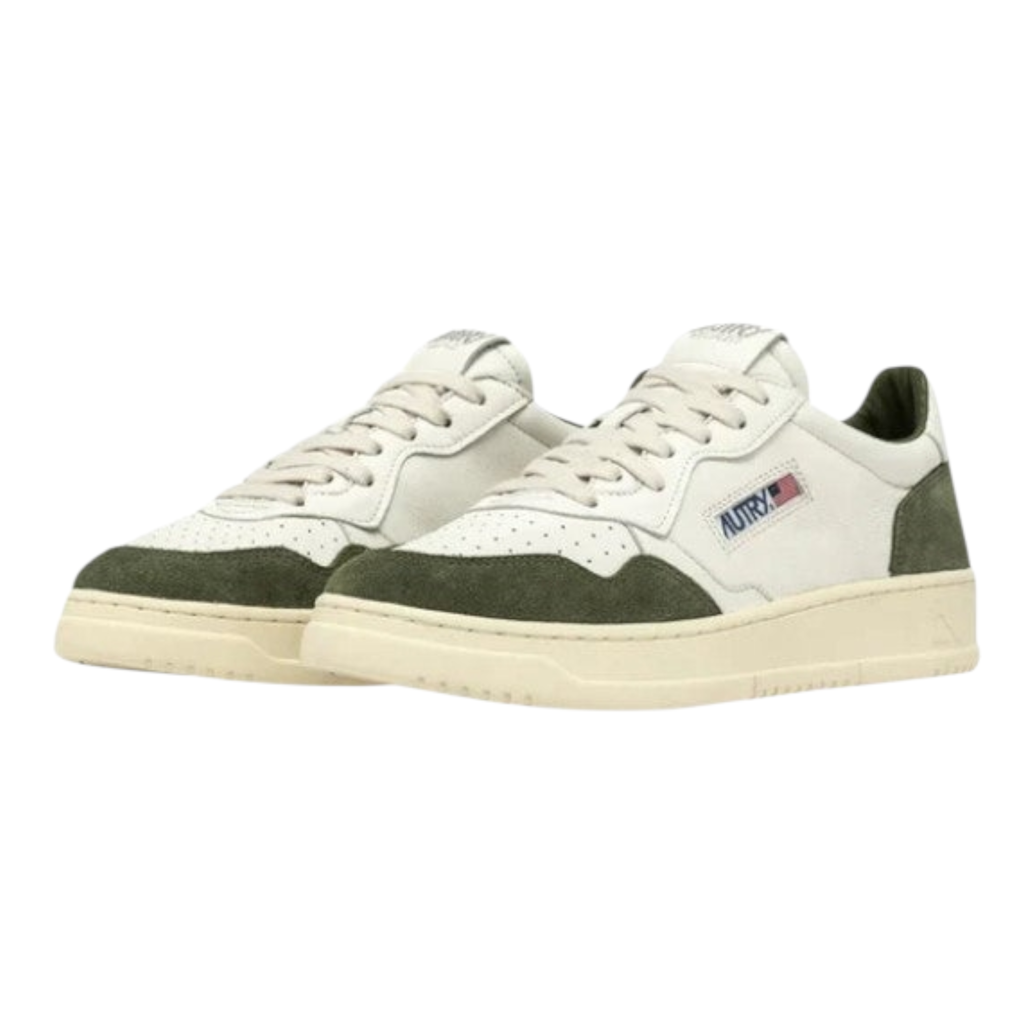 Autry Medalist | Sneaker in Pelle di Capra e Camoscio in Contrasto