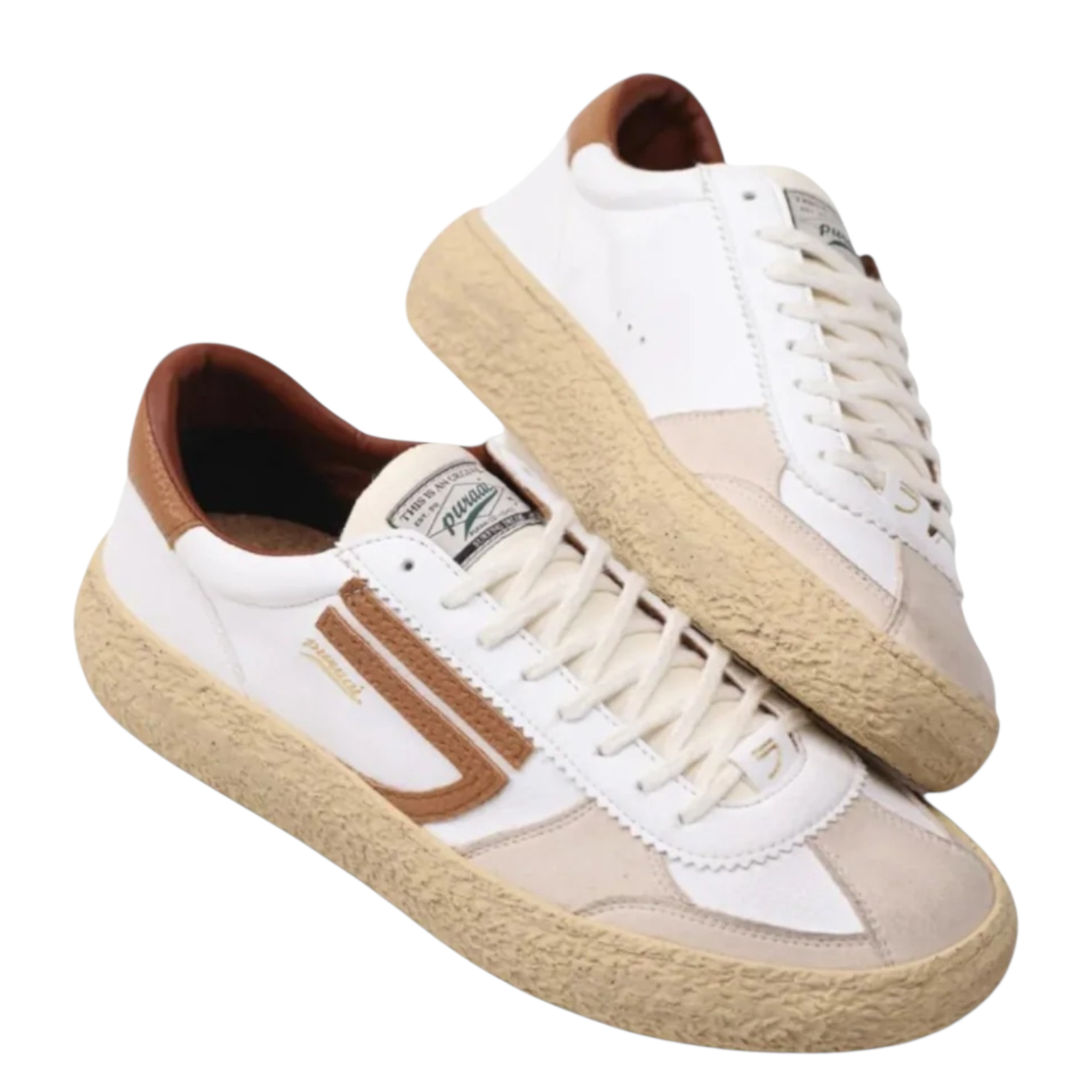 Puraai Vintage Bark  | Pelle liscia e Suede