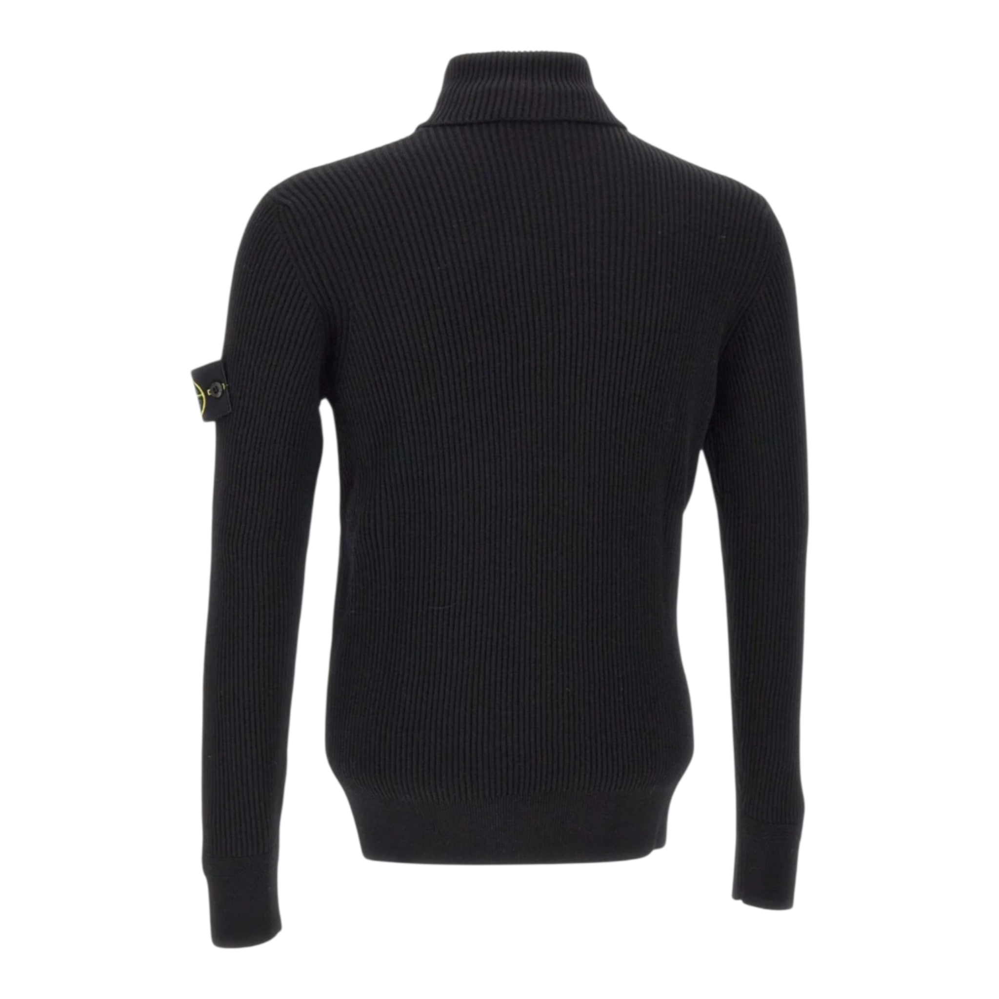 Stone Island | Maglione a coste dolcevita in lana