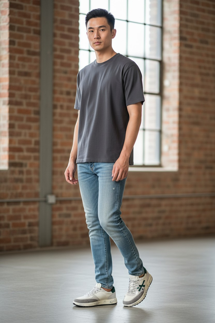 Premiata Nous 7727 | Sneaker in Pelle e Suede