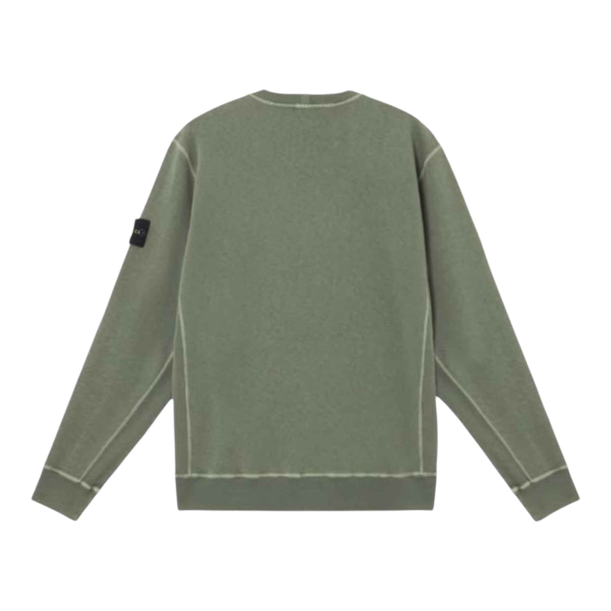 Stone Island | Felpa Girocollo con Effetto Fiammato