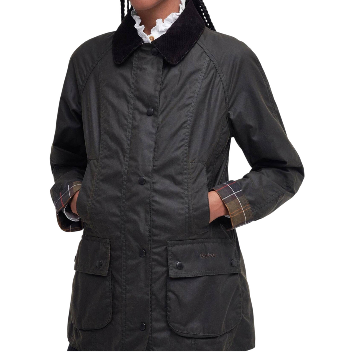 Barbour| Beadnell Giacca Cerata Classic OL71 Oliva