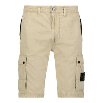 Stone Island | Bermuda Cargo Organic Canvas 'OLD' Effect