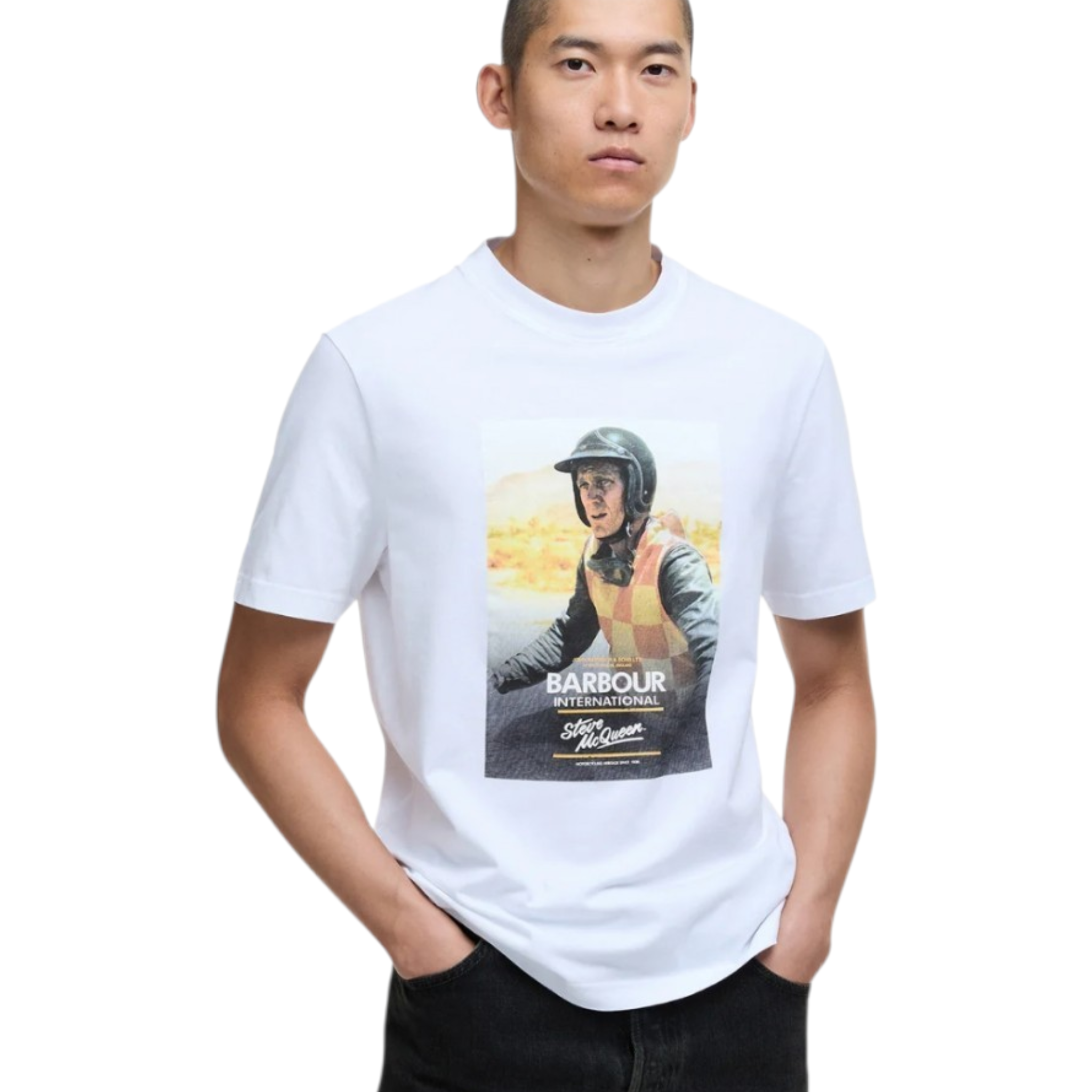 Barbour | T-shirt in Cotone Steve McQueen Legend
