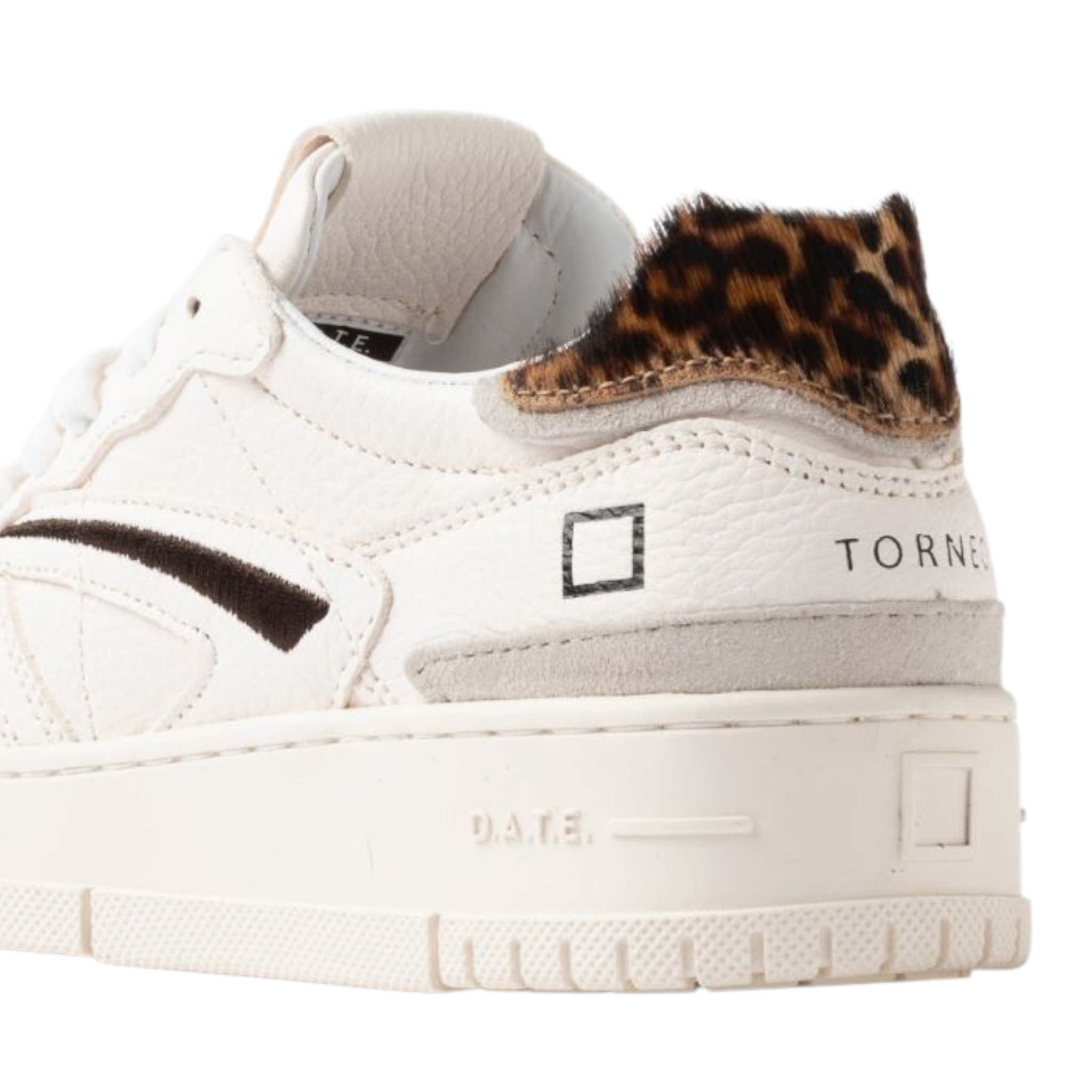 D.A.T.E. Torneo | Sneaker in Pelle e Inserti in Suede e Cavallino