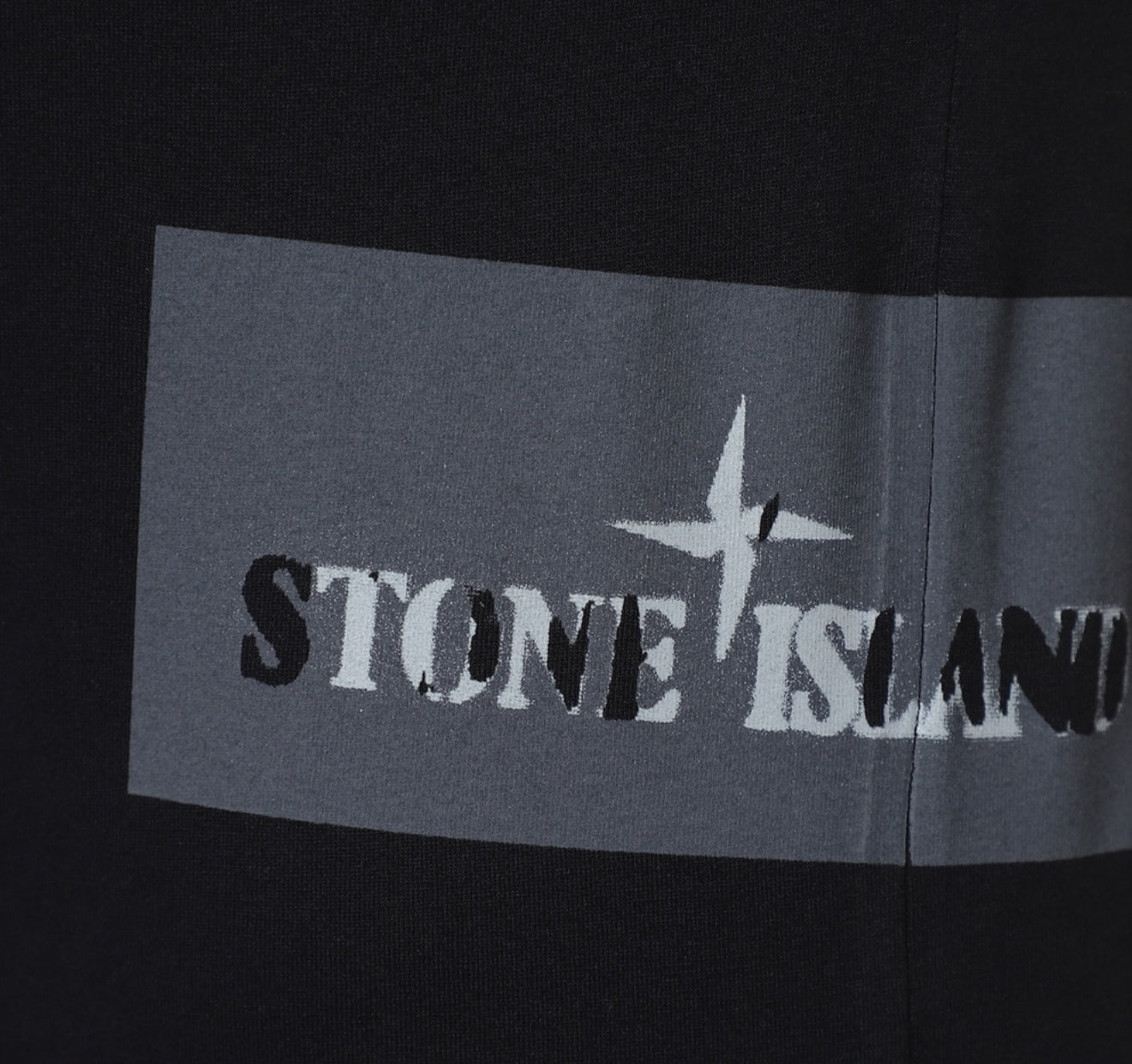 Stone Island | T-shirt con Stampa Laterale