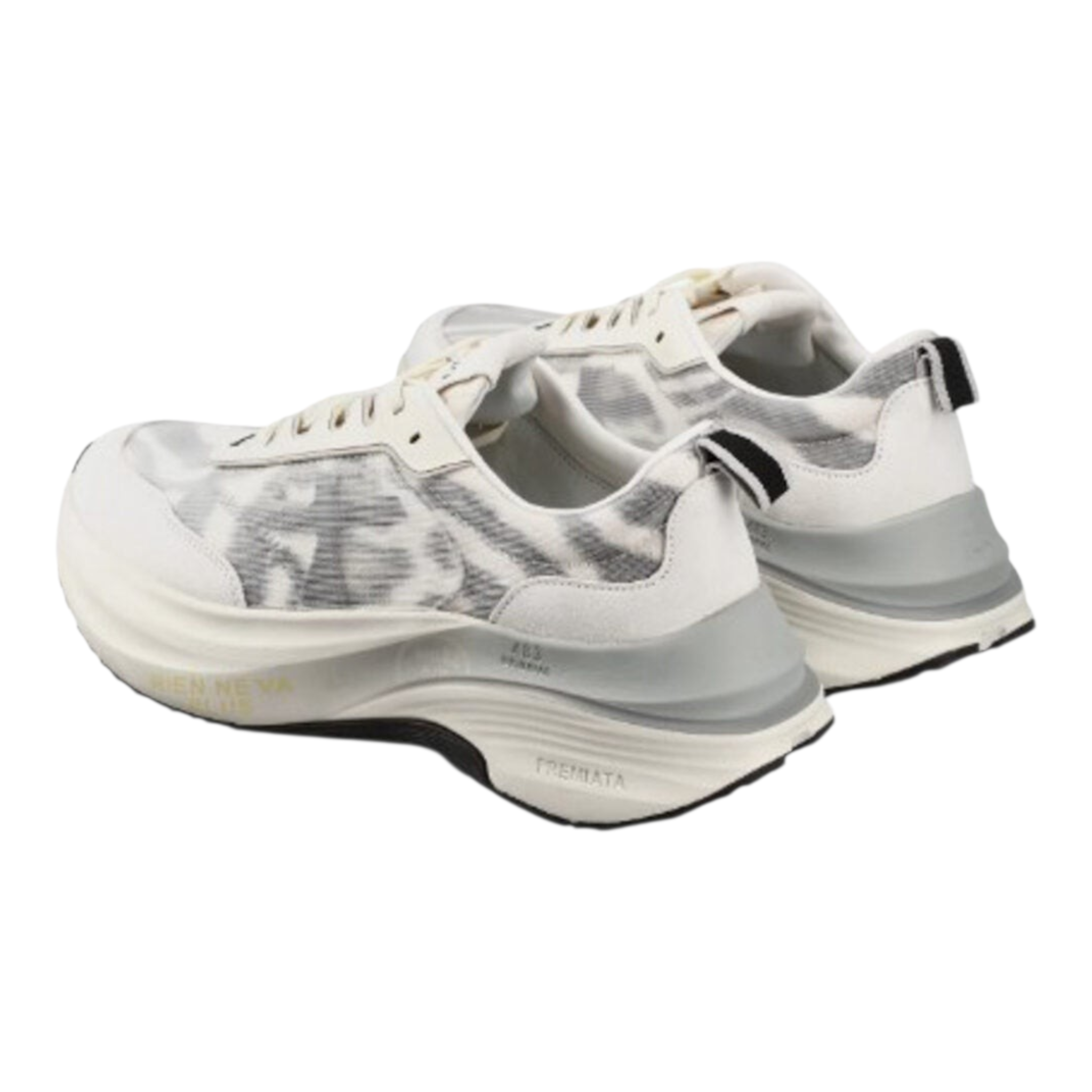 Premiata Hill 7507 | Sneaker Pelle e Suede con Effetto Animalier