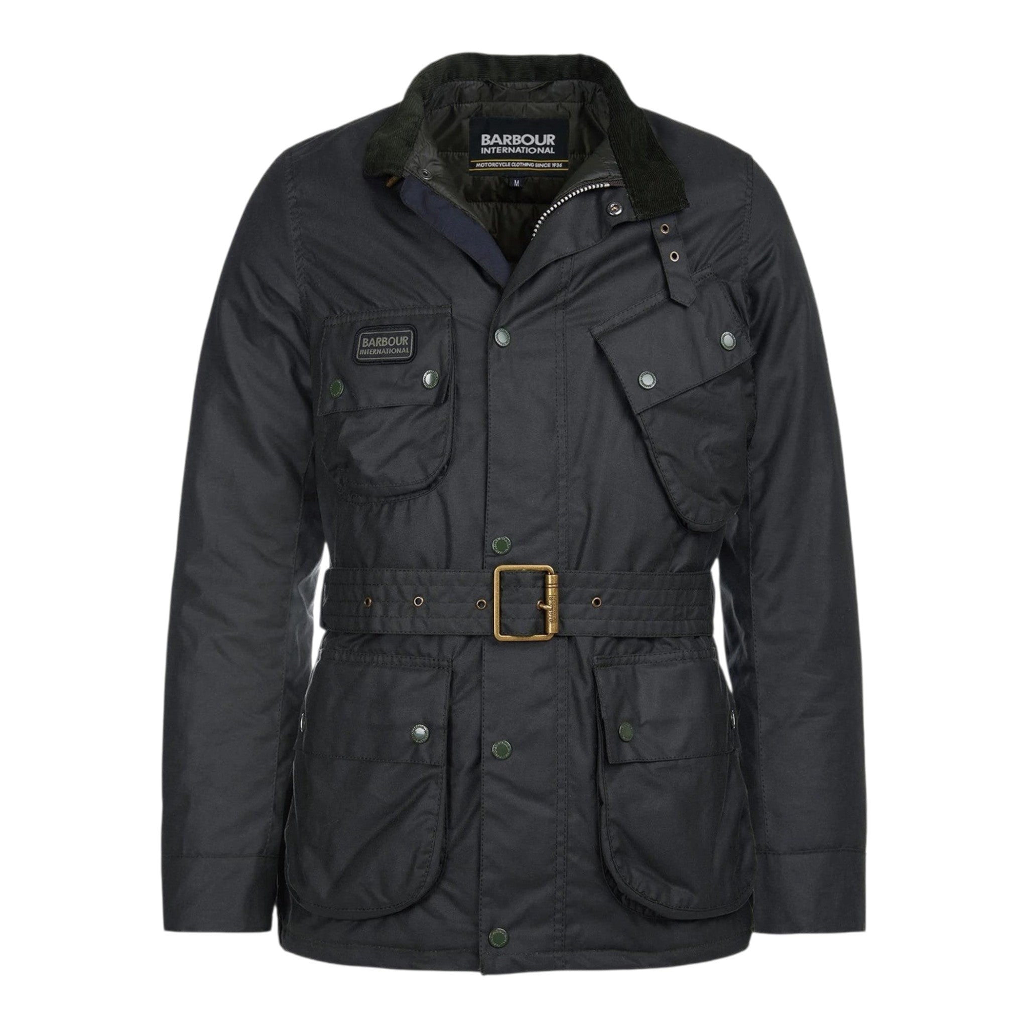 Barbour International Blackwell | Giacca Cerata con Cintura