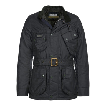 Barbour International Blackwell | Giacca Cerata con Cintura