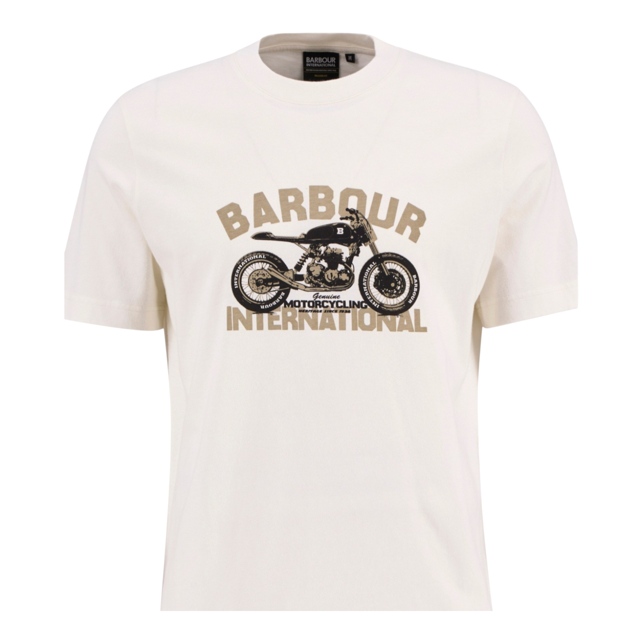 Barbour | T-shirt in Cotone con Grafica Bikers