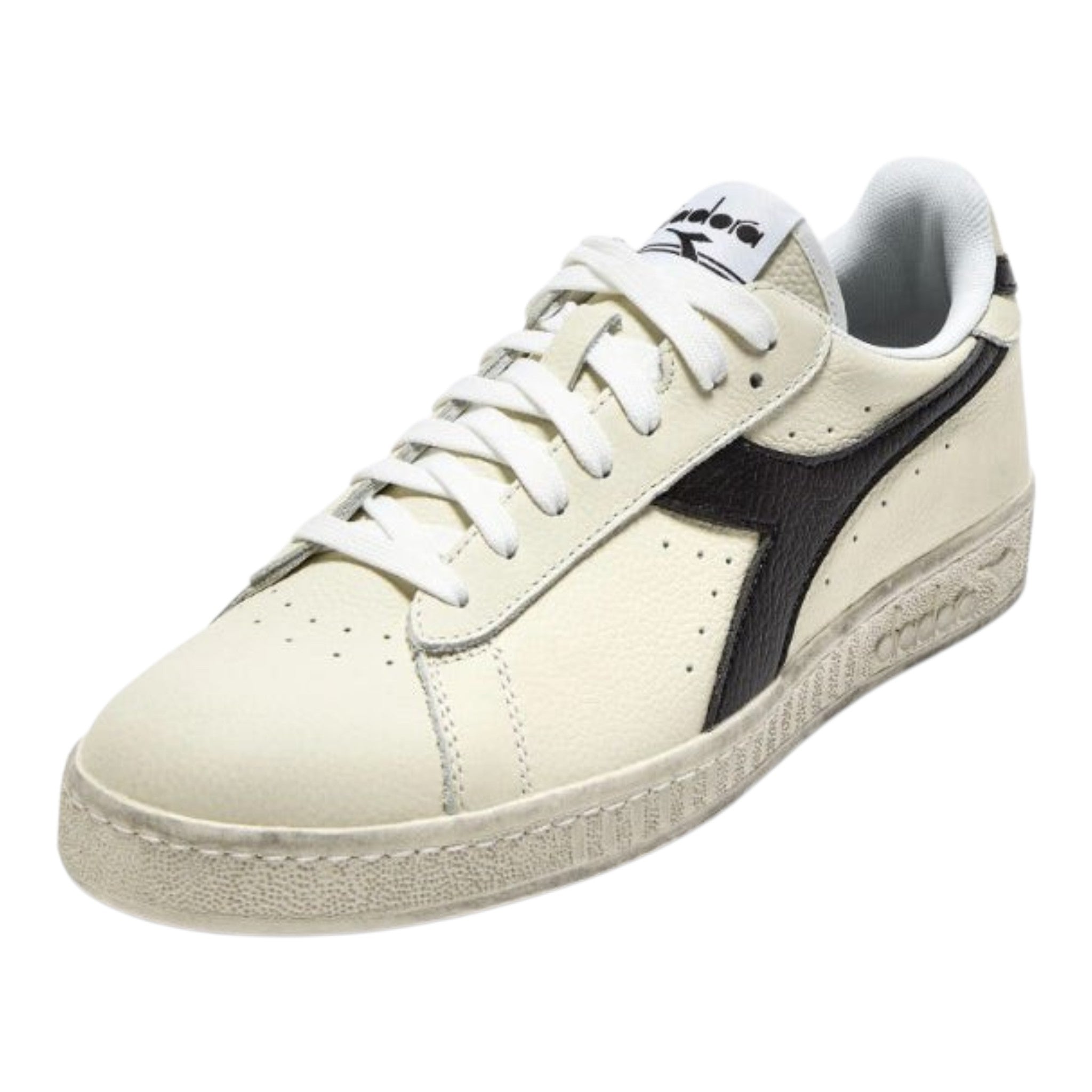 Diadora | Sneaker in Pelle - Banda laterale Nera