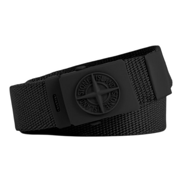 Stone Island | Cintura in nylon con fibbia squadrata in metallo opaco