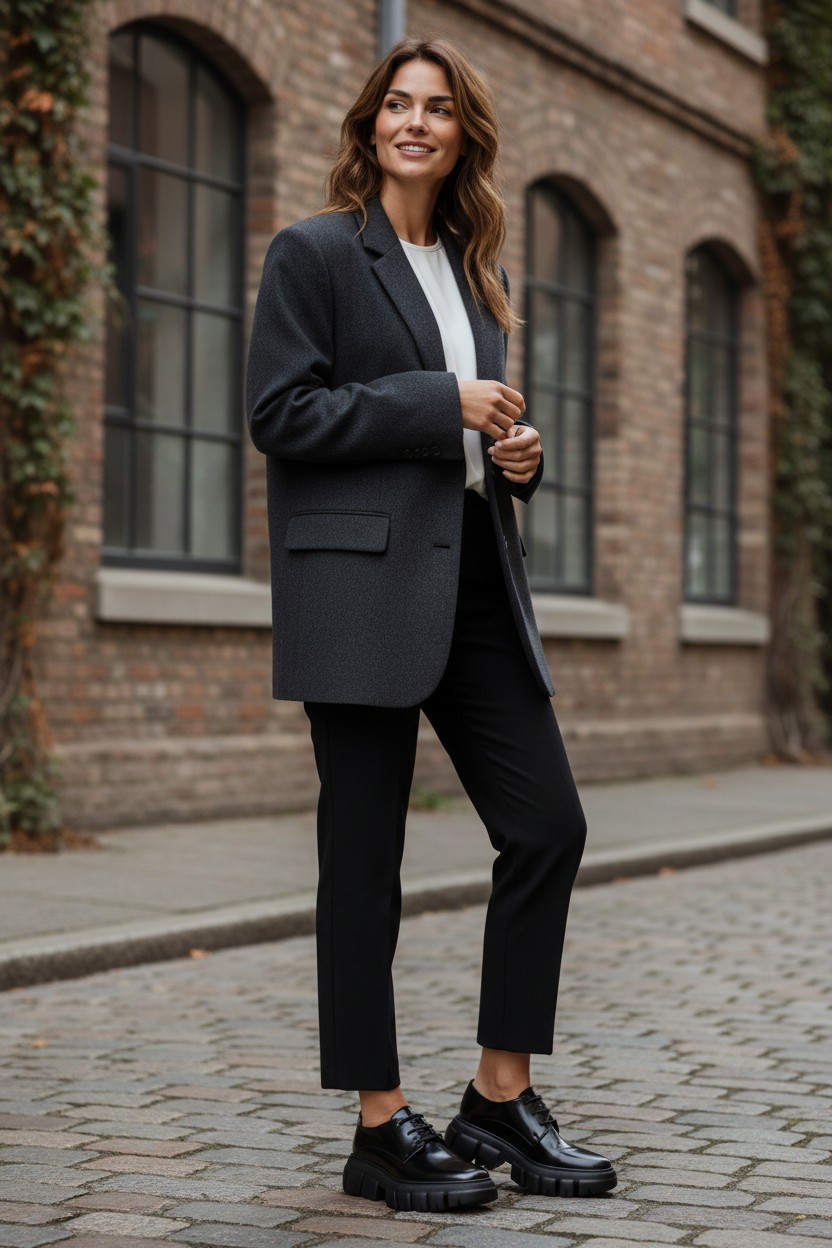 Copenhagen | Mocassino stringato nero