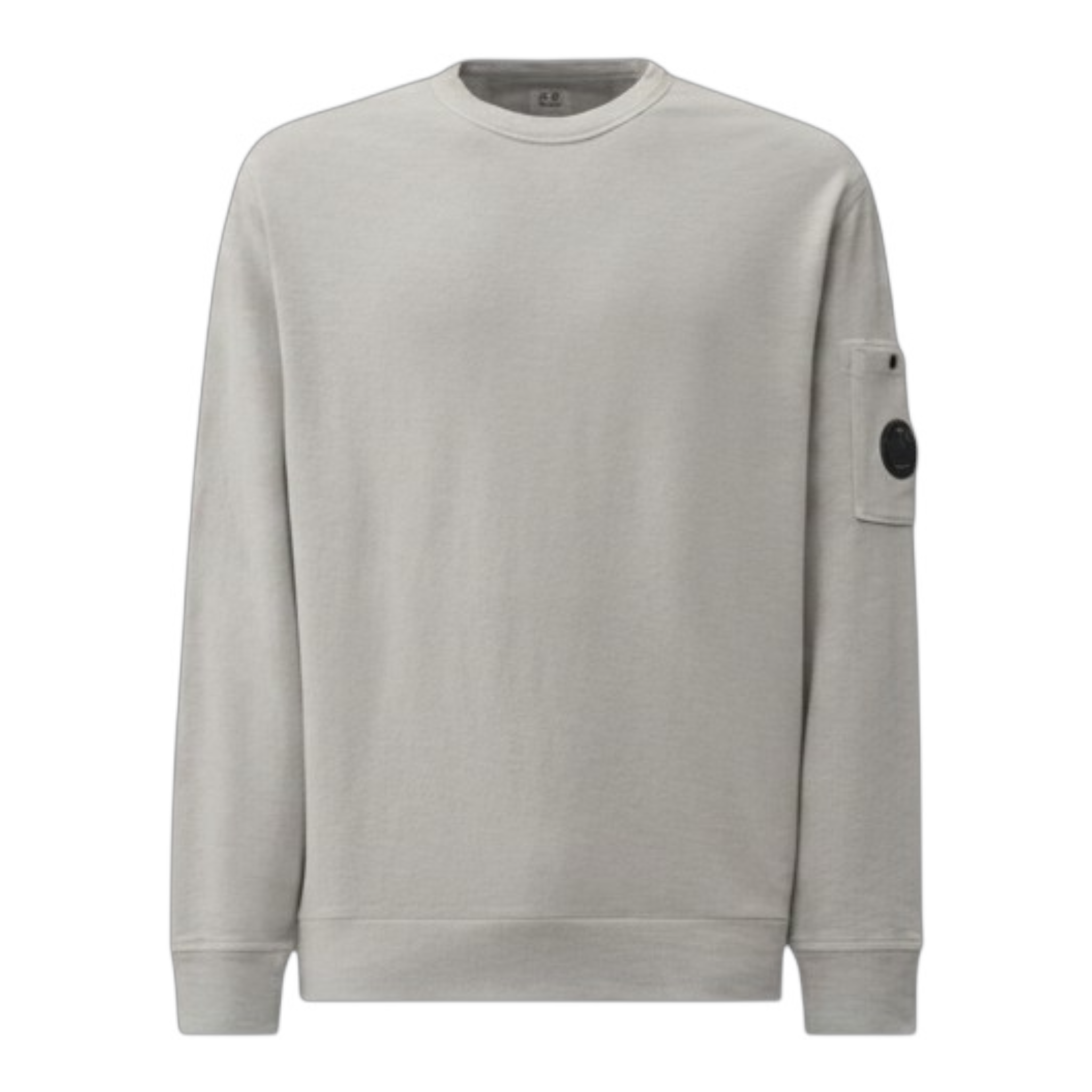C.P. Company | Felpa Girocollo in Fleece Malfilé con Trattamento 'Old