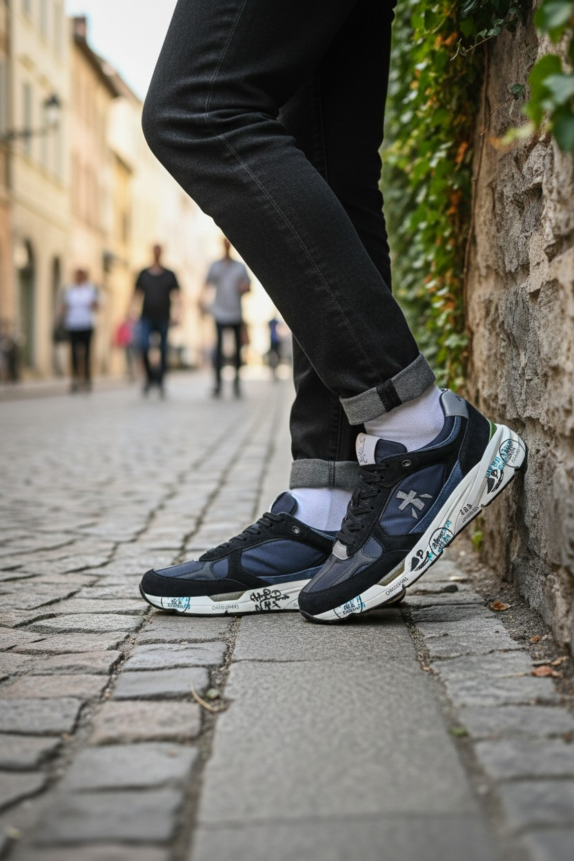 Premiata Mase 8020 | Sneaker in Suede e Mesh