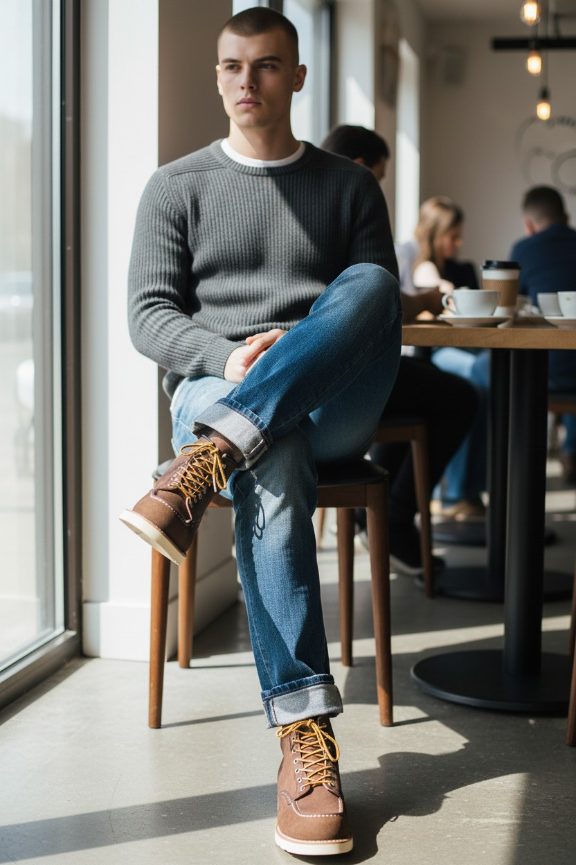 Red Wing Shoes | Stivale in Pelle Grattata