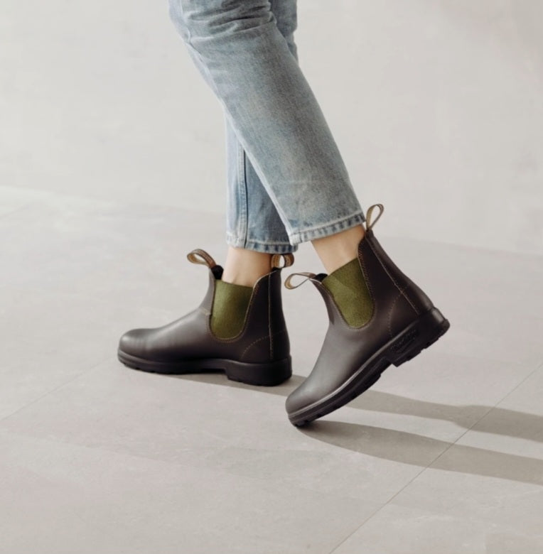 Blundstone B519 | Stivale in Pelle con Elastico in Contrasto