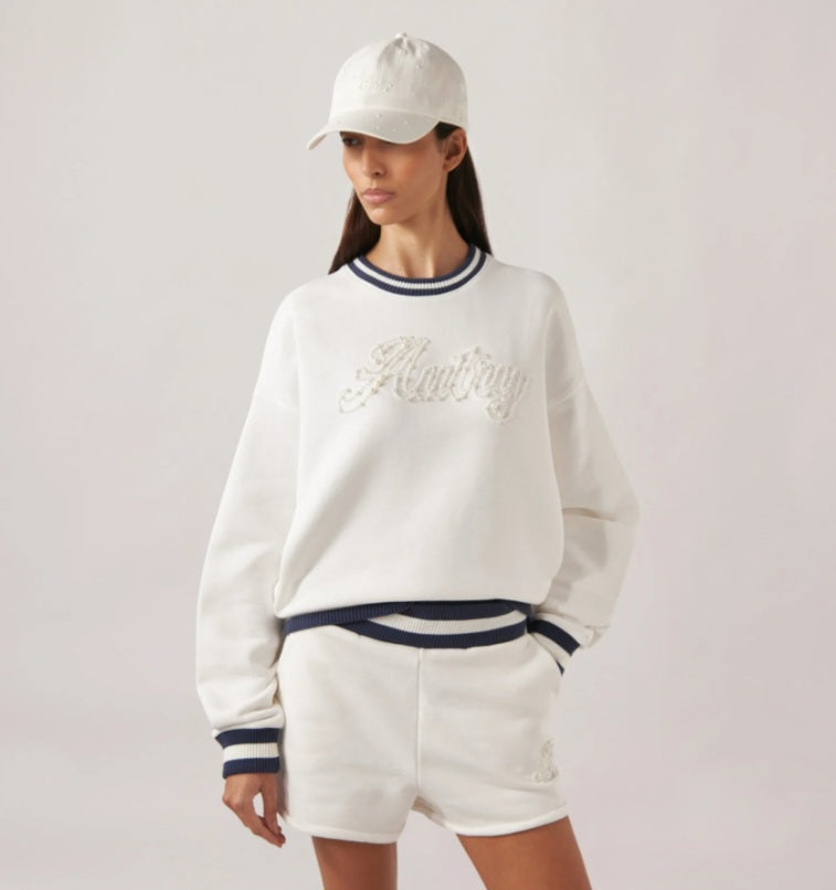 Autry Felpa | Felpa Girocollo con Perle