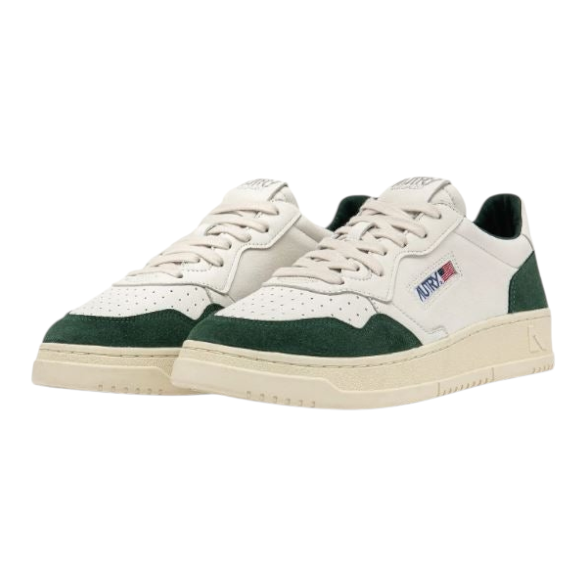 Autry Medalist | Sneaker in Pelle di Capra e Suede in Contrasto