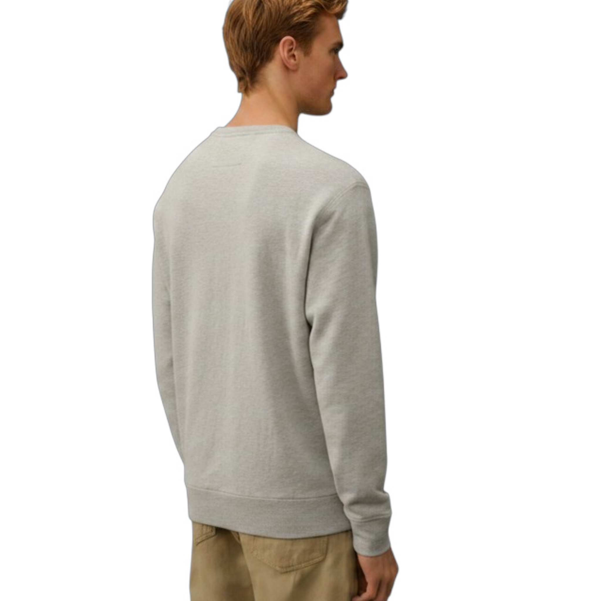 C.P. Company | Felpa Girocollo in Fleece Malfilé con Trattamento 'Old