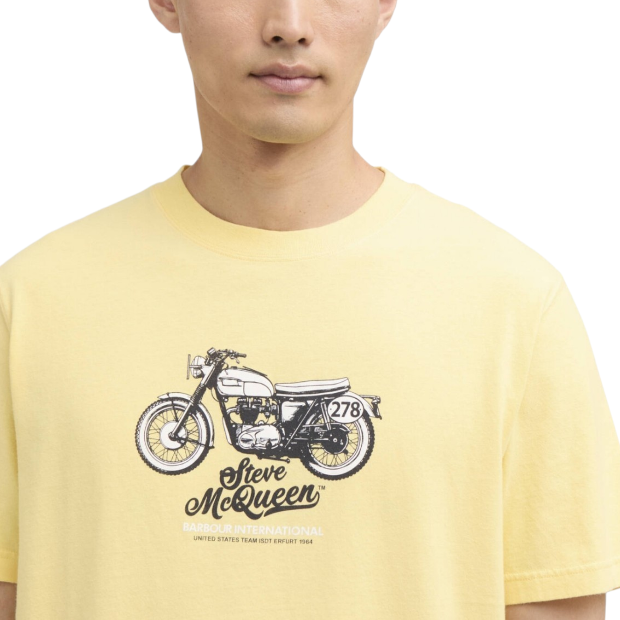 Barbour | T-shirt in Cotone con Grafica Bikers
