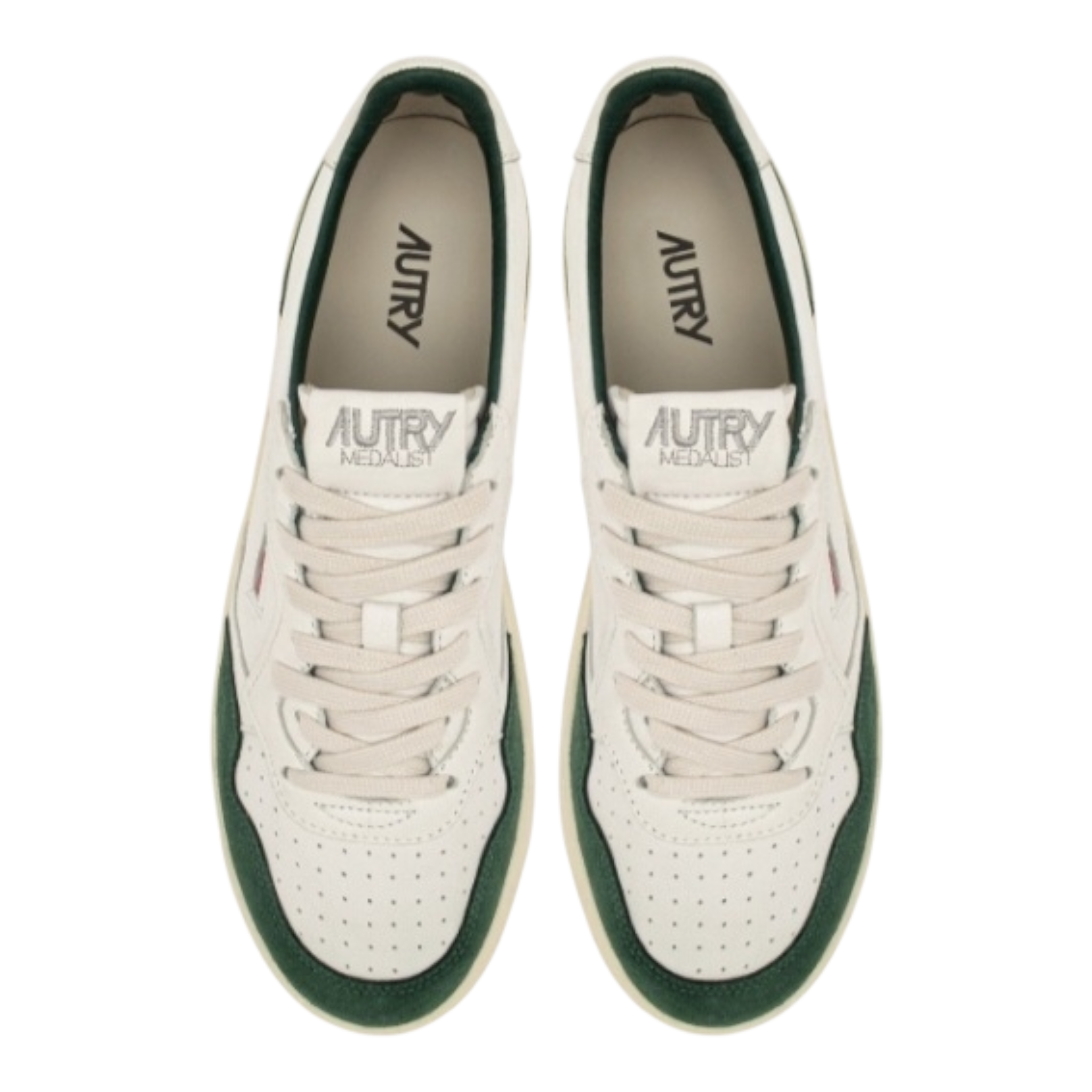 Autry Medalist | Sneaker in Pelle di Capra e Suede in Contrasto