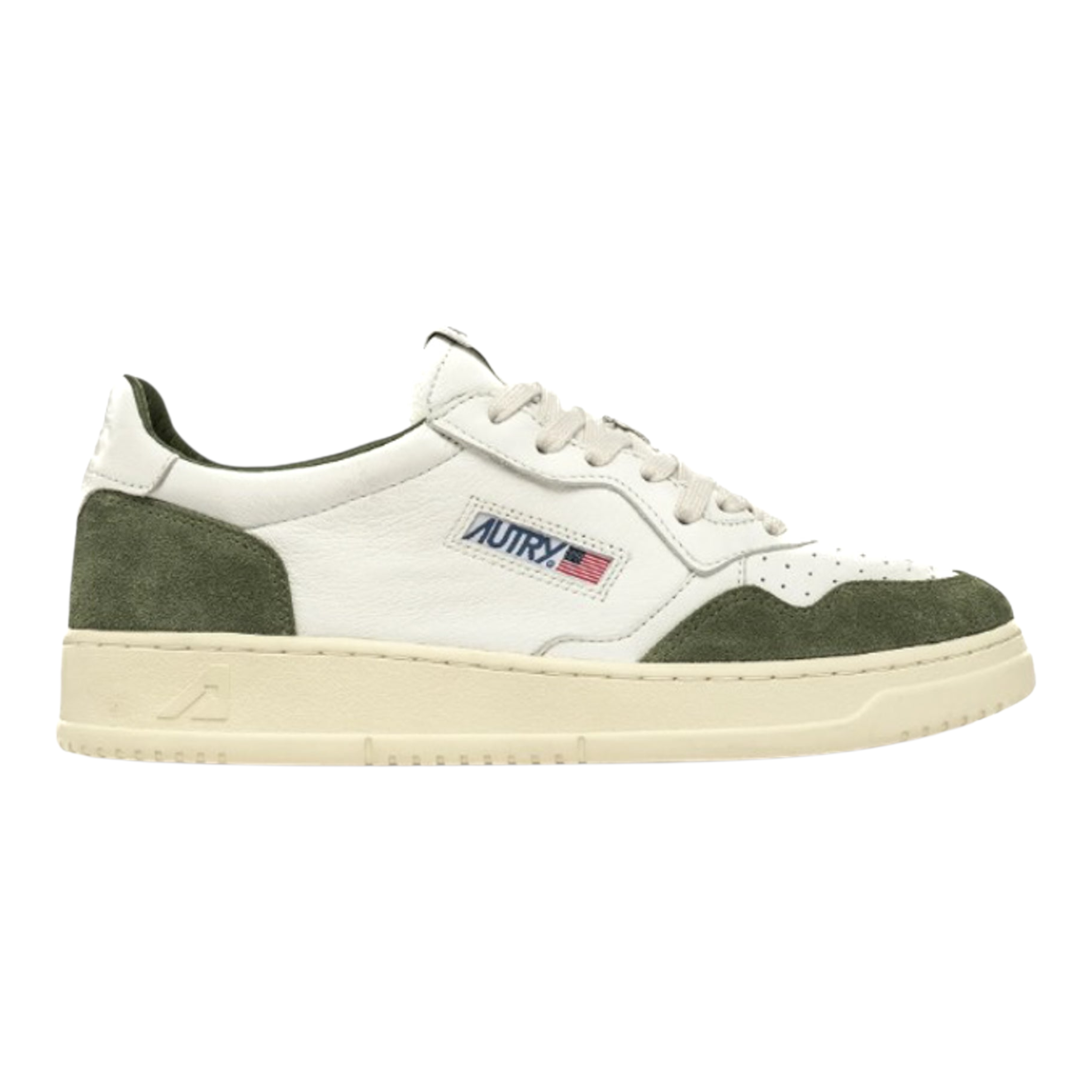 Autry Medalist | Sneaker in Pelle di Capra e Camoscio in Contrasto